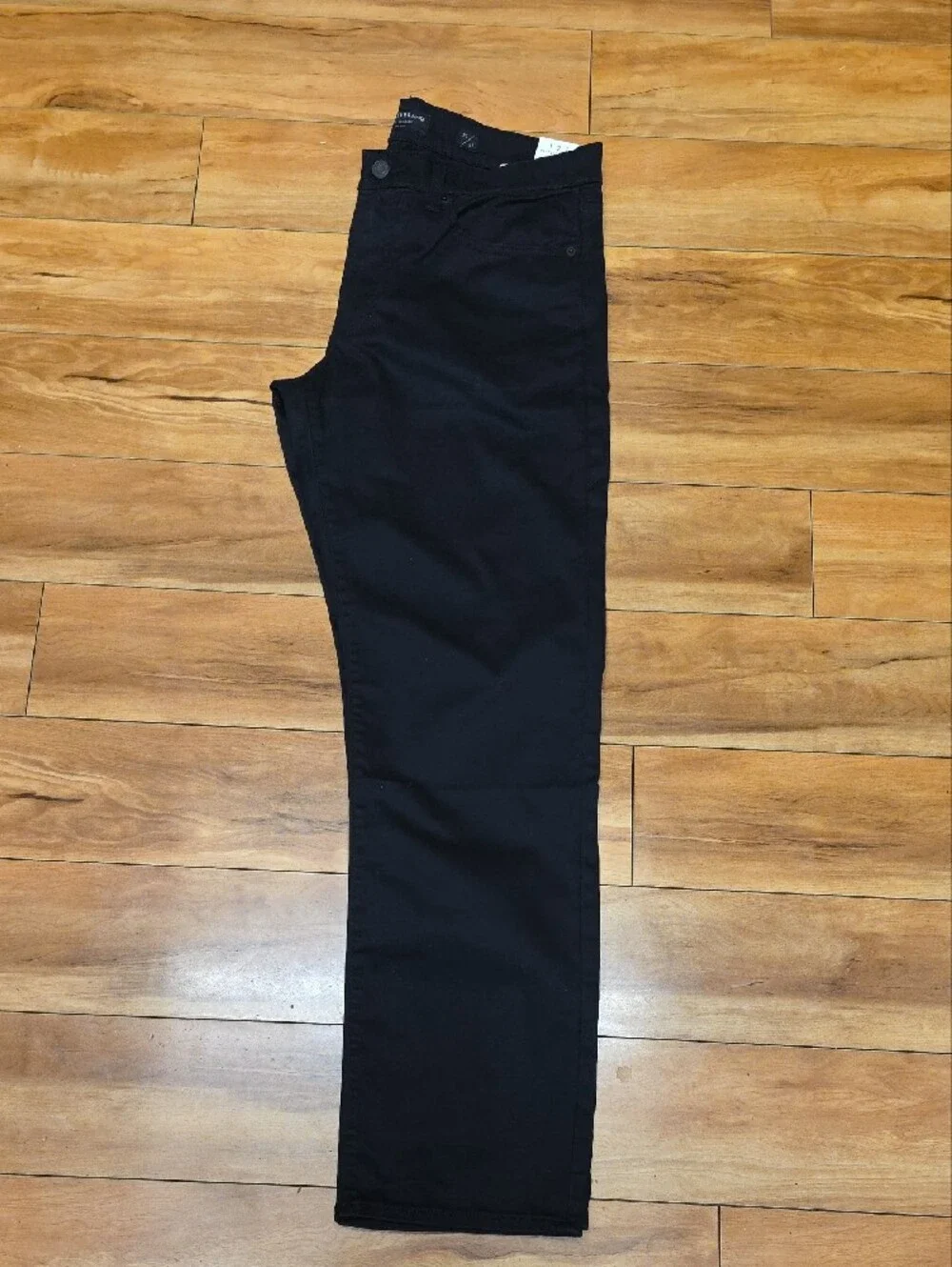 NWT Lucky Brand 121 Slim Straight Chino Style Pants Mens Black Size 32x30